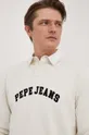 béžová Bavlnené tričko s dlhým rukávom Pepe Jeans Harry