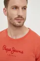 arancione Pepe Jeans t-shirt in cotone Eggo