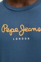 Pepe Jeans t-shirt bawełniany Eggo PM508209 niebieski