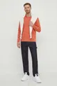 Βαμβακερή μπλούζα με μακριά μανίκια Pepe Jeans Costa πορτοκαλί