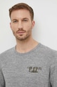 Pepe Jeans longsleeve din bumbac gri PM509215