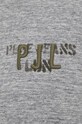 Bavlněné tričko s dlouhým rukávem Pepe Jeans CALEM PM509215 šedá