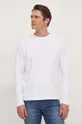 λευκό Βαμβακερή μπλούζα με μακριά μανίκια Pepe Jeans