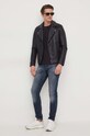 Pamučna majica dugih rukava Pepe Jeans CONNOR LONG. PM509219 crna SS24