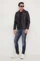 Βαμβακερή μπλούζα με μακριά μανίκια Pepe Jeans μαύρο