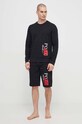 Піжамний лонгслів Polo Ralph Lauren 714932514 чорний SS24