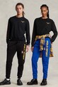 Βαμβακερή μπλούζα με μακριά μανίκια Polo Ralph Lauren μαύρο 710814128