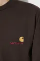 Βαμβακερή μπλούζα με μακριά μανίκια Carhartt WIP Longsleeve American Script T-Shirt