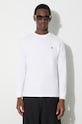 Carhartt WIP top a maniche lunghe in cotone Longsleeve Chase T-Shirt rilassato bianco I026392.00RXX