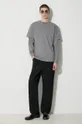 Carhartt WIP cotton longsleeve top Longsleeve Chase T-Shirt gray