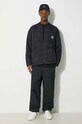 Y-3 cotton longsleeve top Long Sleeve Tee IV8232 black SS24