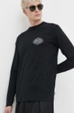 Billabong longsleeve bawełniany czarny