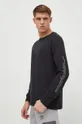 μαύρο Βαμβακερή μπλούζα με μακριά μανίκια adidas Originals 0