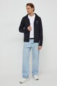 Бавовняний лонгслів United Colors of Benetton 3089J3204 білий AW24