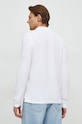 Oblečenie Bavlnené tričko s dlhým rukávom United Colors of Benetton 3089J3204 biela