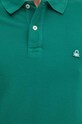 United Colors of Benetton longsleeve din bumbac 3089J3204 verde