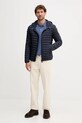 United Colors of Benetton longsleeve din bumbac 3089J3204 albastru AW25