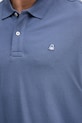 Хлопковый лонгслив United Colors of Benetton 3089J3204 голубой