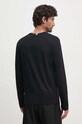 Odzież United Colors of Benetton longsleeve bawełniany lounge 30964M017 czarny