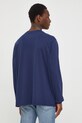 Bavlněné tričko s dlouhým rukávem Levi's A7278 námořnická modř SS24