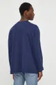 Βαμβακερή μπλούζα με μακριά μανίκια Levi's σκούρο μπλε
