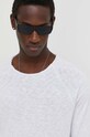 American Vintage longsleeve din bumbac MSON24GE24 alb SS25