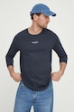 Marc O'Polo longsleeve bawełniany granatowy 421201252020