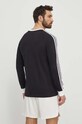 Одежда Хлопковый лонгслив adidas Originals Flames IS0206 чёрный