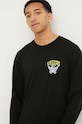 Odzież Vans longsleeve bawełniany VN000G4CBLK1 czarny