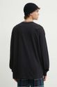 Odzież Vans longsleeve bawełniany VN000G54BLK1 czarny