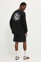 Îmbrăcăminte Vans longsleeve din bumbac VN000H5PBLK1 negru
