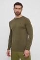 Шерстяной лонгслив Fjallraven Abisko Wool зелёный F87194.625