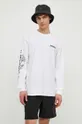 Dickies top a maniche lunghe in cotone TIMBERVILLE TEE LS bianco