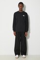 The North Face top a maniche lunghe in cotone M L/S Redbox Tee NF0A87NNJK31 nero AW24