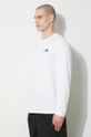 The North Face camicia a maniche lunghe M L/S Simple Dome Tee bianco NF0A87QNFN41