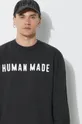 μαύρο Βαμβακερή μπλούζα με μακριά μανίκια Human Made Graphic Longsleeve