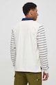 Odzież The North Face longsleeve bawełniany NF0A8704SVO1 beżowy