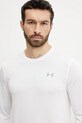 Блуза с дълги ръкави за бягане Under Armour Streaker бял 1382584