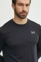 μαύρο Μακρυμάνικο μπλουζάκι για τρέξιμο Under Armour Streaker