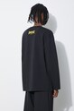 Одежда Хлопковый лонгслив AMBUSH Amb Scholarship BMAB002S24JER0011018 чёрный
