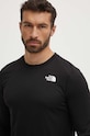Sportovní tričko s dlouhým rukávem The North Face Shadow černá NF0A87TVJK31