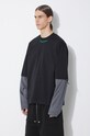 Clothing PLEASURES longsleeve shirt Furniture Long Sleeve P24SP033.BLACK black