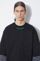 PLEASURES longsleeve shirt Furniture Long Sleeve black P24SP033.BLACK
