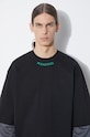 PLEASURES longsleeve shirt Furniture Long Sleeve black P24SP033.BLACK