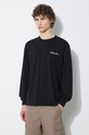 NEIGHBORHOOD cotton longsleeve top black 241PCNH.LT03