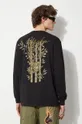 Памучна блуза с дълги ръкави Maharishi Dragon Bamboo 100% органичен памук