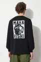 Βαμβακερή μπλούζα με μακριά μανίκια Maharishi Woodblock Dragon 100% Οργανικό βαμβάκι