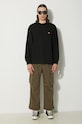 Nanga camicia a maniche lunghe Eco Hybrid Box Logo Embroidery Longsleeve Tee NW2411.1G803.A nero SS24