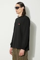 Nanga camicia a maniche lunghe Eco Hybrid Box Logo Embroidery Longsleeve Tee nero NW2411.1G803.A