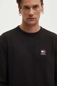 Лонгслів Tommy Jeans чорний DM0DM18652